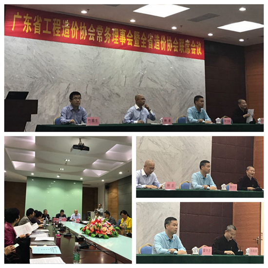 我司作为常务理事单位参加了会议,会上广东省工程造价协会许锡雁秘书